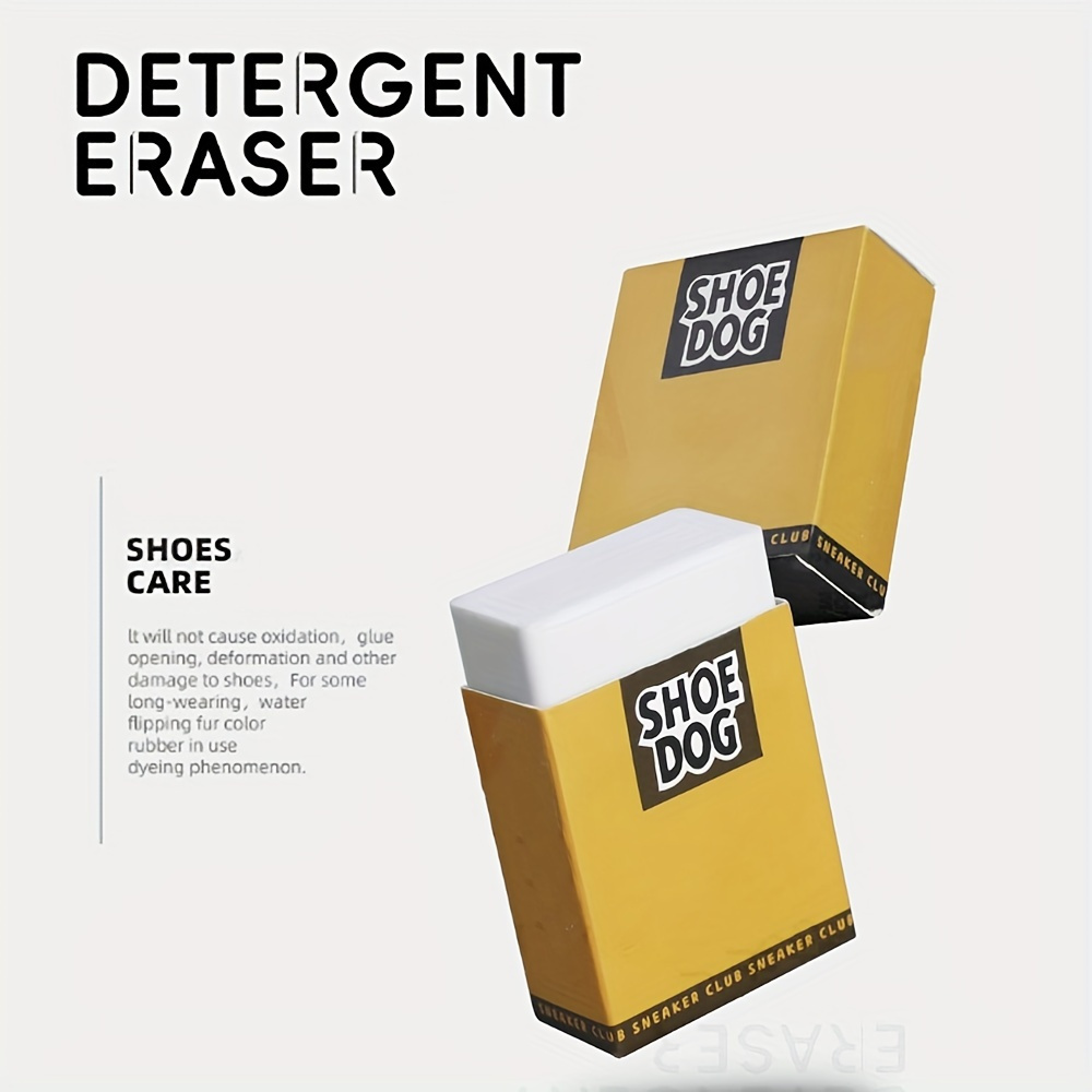 

Detergent Eraser: Quickly Clean Dirt And Stains On Shoes - No Water Needed - Suitable For Long And Short Shoes - Portable Rubber Eraser