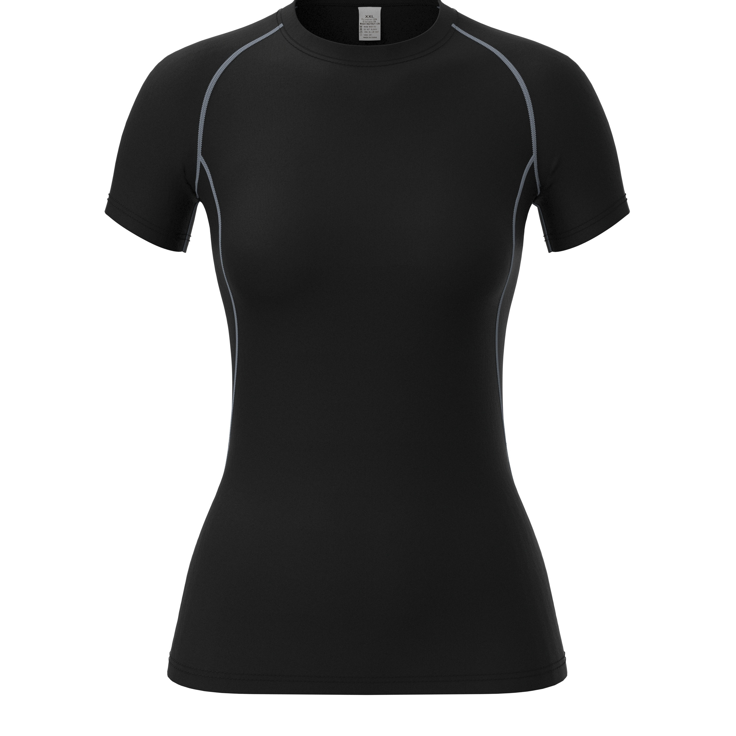 

Quick Drying Solid Color Short Sleeves T-shirt, Round Neck Running Sports Cycling Jersey Tops, Women's Activewear