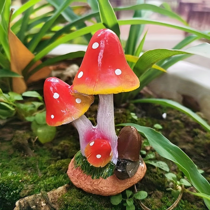 Mushroom Decoration - Temu