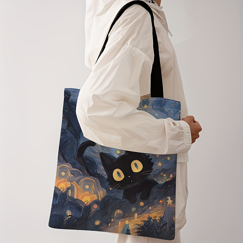 

Cat Printed , , , Reusable Shoulder Shopping Bag, Shoulder Bag, , Shopping Bag