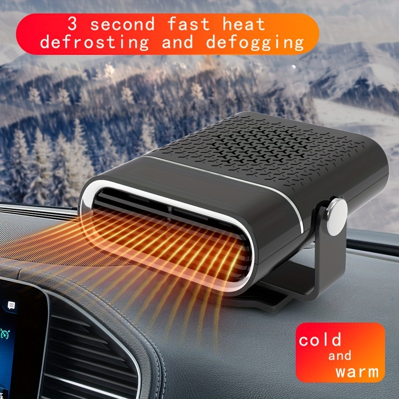 Unique Bargains 12V 150W Car Heater Fast Heating Fan Windscreen
