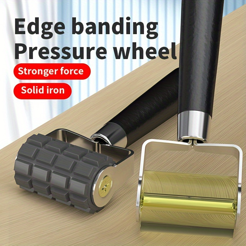 

Rubber Edge Banding Roller, Woodworking Edge Bender Tool, Strong Adhesive Side Banding With Round Head, No Assembly Required