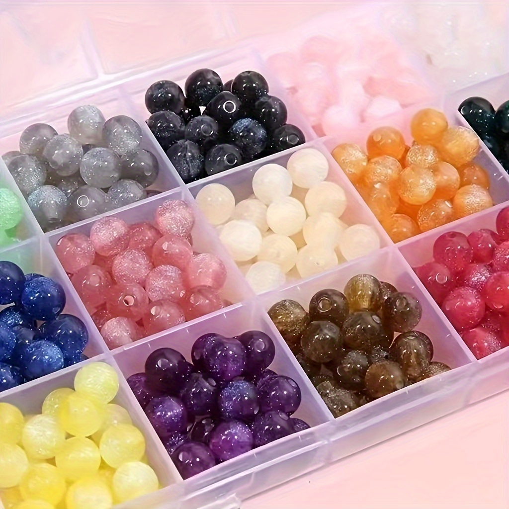 

100pcs Acrylic Beads Set, Starry Beads For Diy Crafts, Jewelry Making, Bracelets, Necklaces, And Fashion Decorations