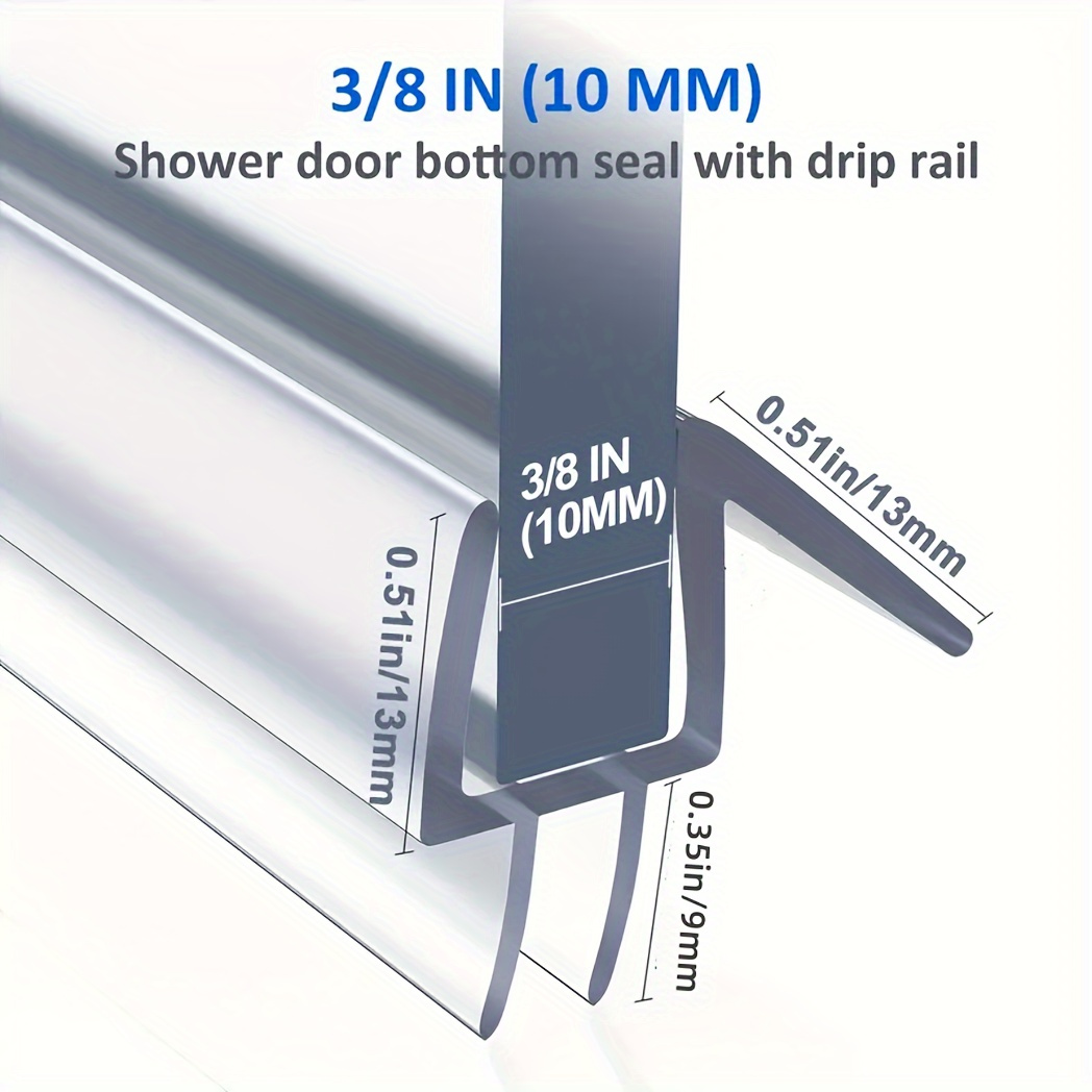 1 Pieza Tira Sellado Mampara Ducha Tira Sellado Puerta Baño - Temu Spain