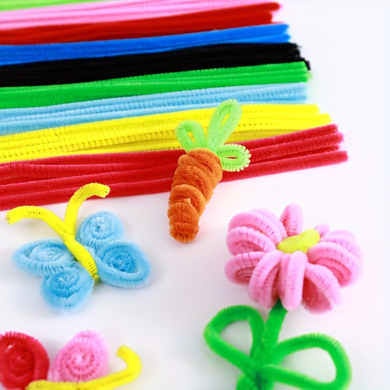 Pipe Cleaners, DIY Crafts Decorating, Children White -30 cm -10 pieces