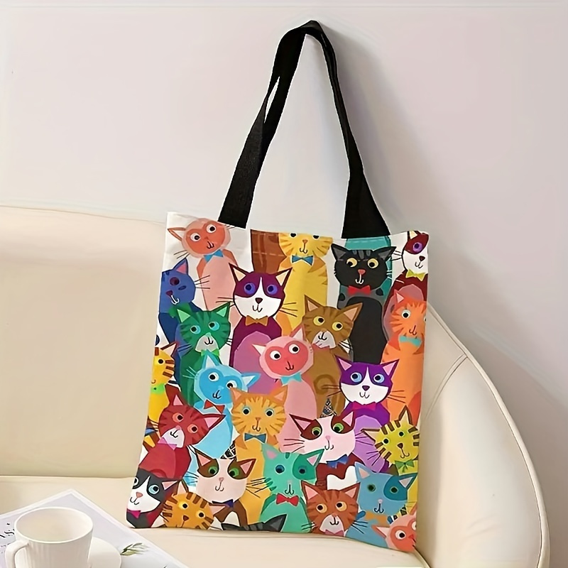 

Pattern Double- Printed Tote Bag, Reusable Bag, , Printed Shopping Bag