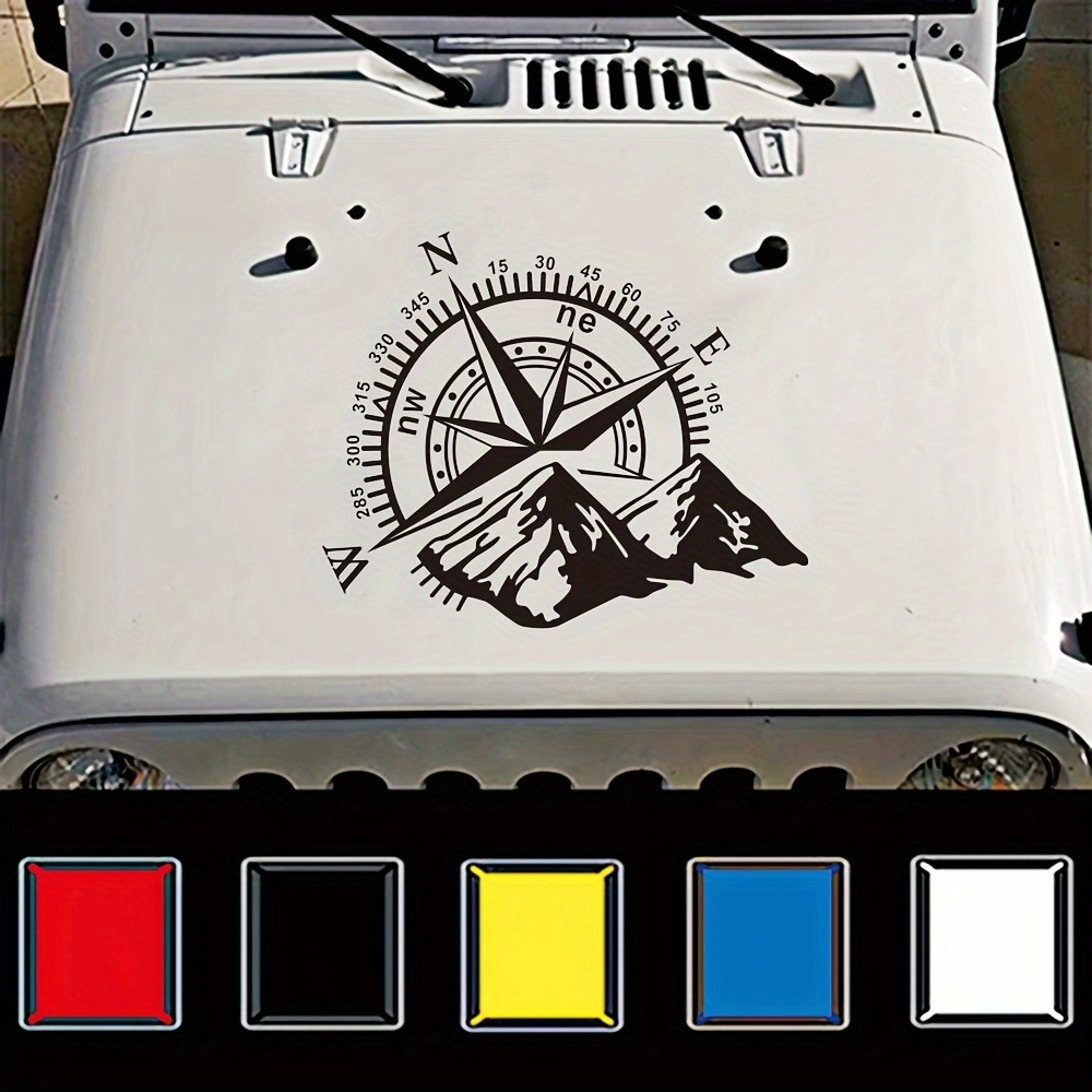 

Compass Car Sticker, Totem Sticker, Vinyl Decal, Car Hood Sticker, Car Body Sticker, Universal Style