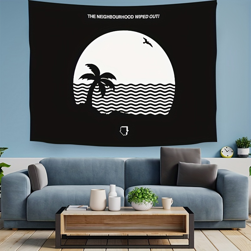 

1pc Palm Tree Pattern Tapestry, Wall Hanging , Suitable For Living Room Bedroom Wall Decoration, Ideal Gift For Room Decoration, Home Decor