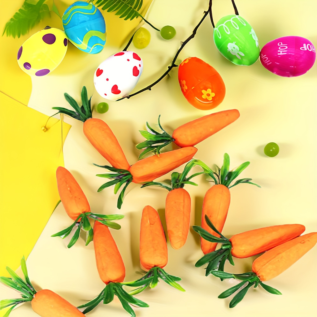 Easter Wired Edge Ribbon Easter Egg Bunny Rabbit Carrot - Temu