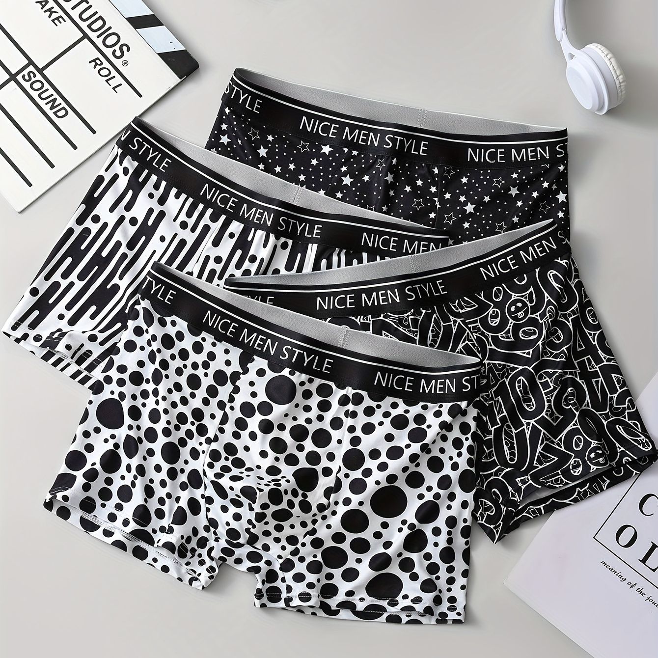 

4pcs Combination Set Men's Underwear Underwear