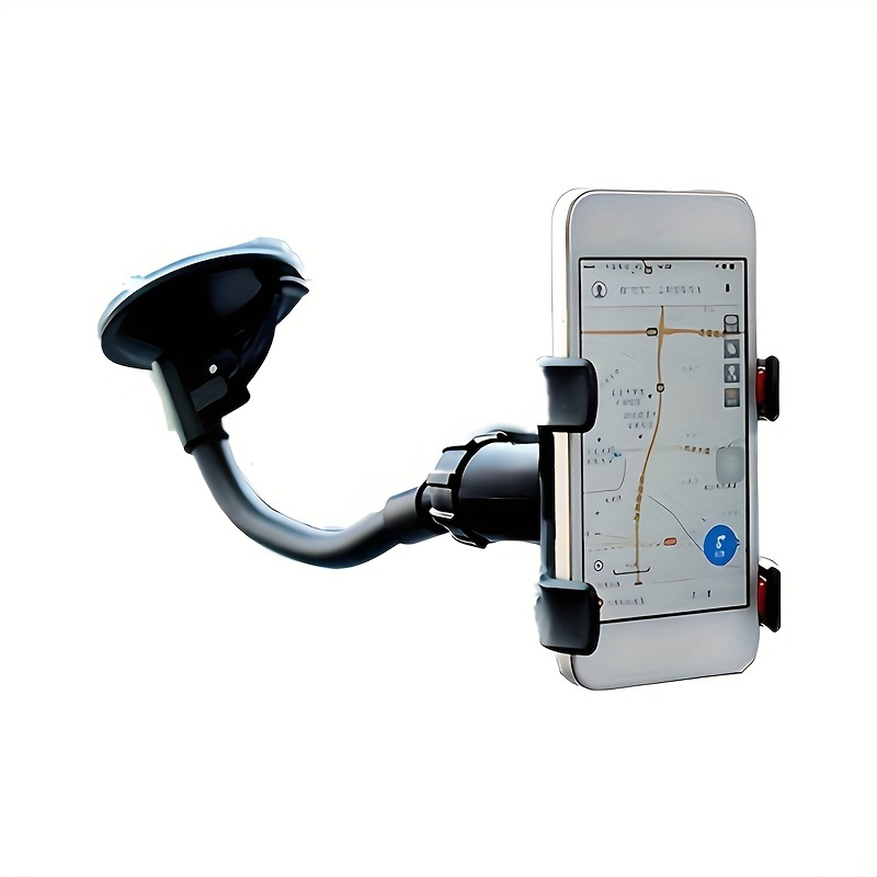 

Universal 360° Rotating Car Phone Holder For Dashboard And Bicycle, Secure Gps And Phone Mount With Easy Installation And Adjustable Viewing Angle