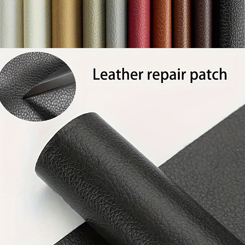 

1pc Self-adhesive Large Size Artificial Leather (100*137cm) For Sofa, Car Seat And Interior, Leather Clothes, Leather Bags, Leather Shoes, Electric Car Seat Repair Subsidy