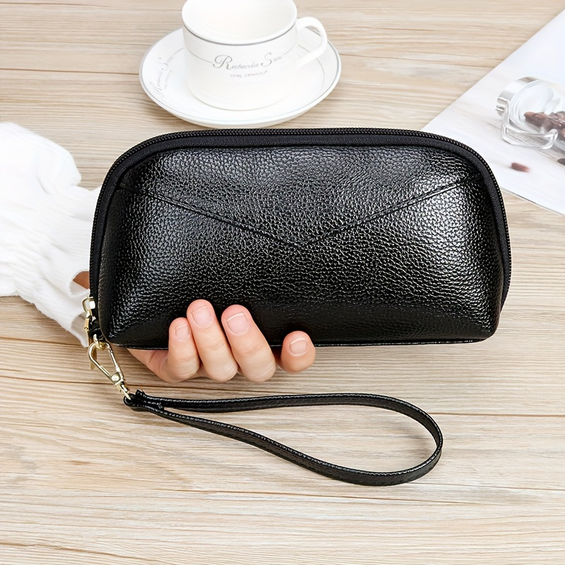 

Fashion Large Capacity Dome Wallet, Zipper Around Coin Purse, Women's Casual Clutch Case & Wristlet