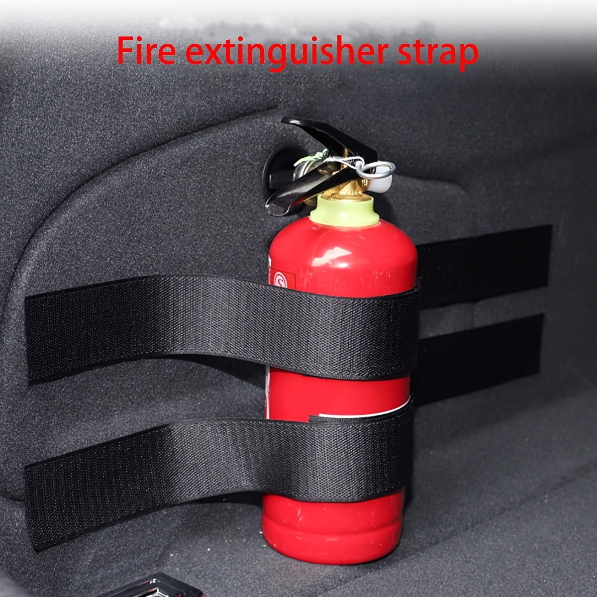 

Car Fire Extinguisher Fixed Strap Small Car Trunk Portable Straps Storage Bundle Strap