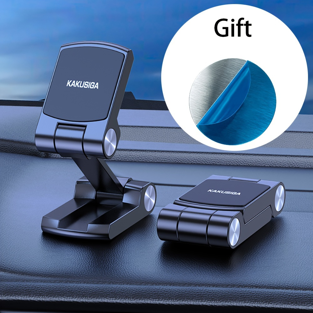 

1pc Folding Magnetic Bracket, Car Phone Holder, Abs Telescopic Car Dashboard Navigation Bracket