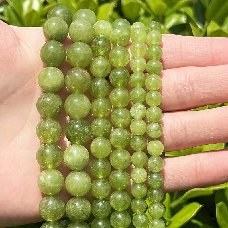 

Peridot Beads 6/8/10mm - Natural Stone For Making, Ideal For Bracelets, Necklaces & Earrings