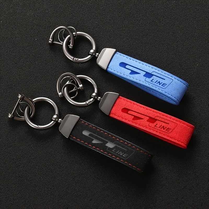 

High Quality Suede Pu Leather Keychain Key Rings For Kia For Gt Line For Sportage For Ceed For Picanto K5 K4 K3 Kx5 For Stonic Fashion Pu Leather Keychain