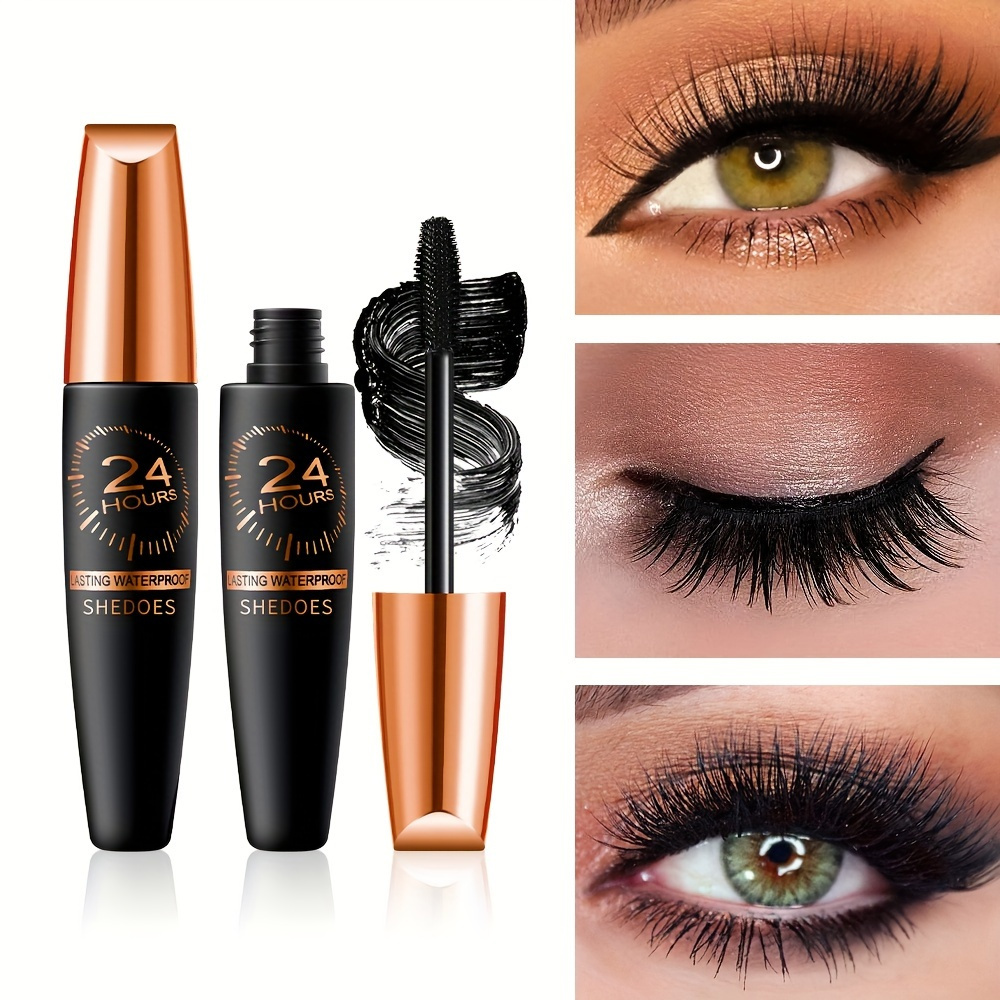 

5d Three-dimensional Mascara For Long Lasting Makeup, Smudge Proof, Slender, Curling And Shaping Women's Makeup Contains Plant Squalane Formula