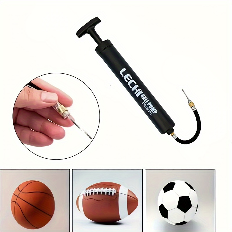 

Portable Ball Inflator, Manual Pump Inflate Basketballs, Footballs, And Volleyballs