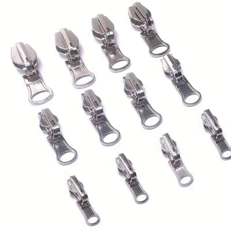 10pcs Universal Slider Instant Fix Zipper Repair Kit Replacement Zipper  Pull Teeth Rescue Zippers Sewing Clothes