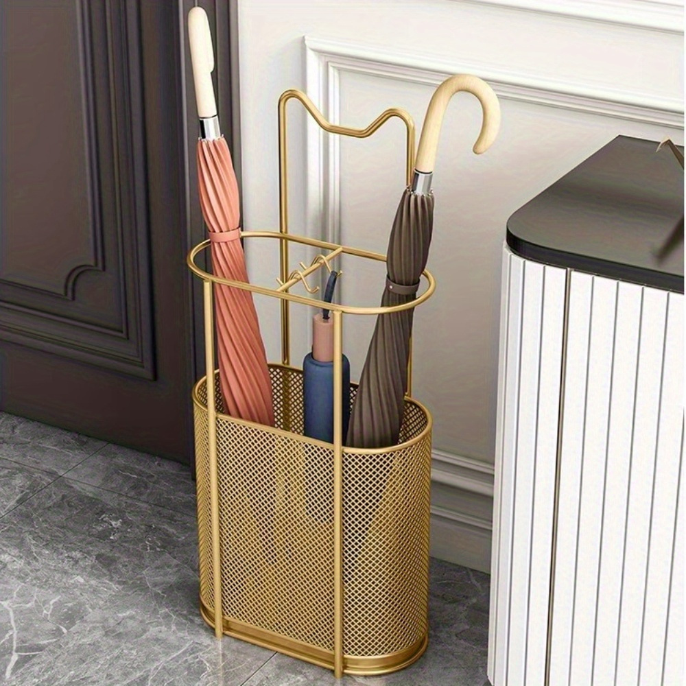 Yoga Mat Umbrella Stand Rattan Basket Walking Stick Holder