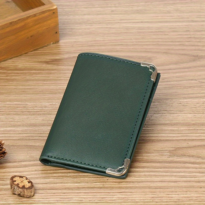 

Men's Pu Bifold Metal Clip Wallet, To Hold Credit Cards And , Embodies Minimalist Fashion. This Ultra-thin Cardholder A Great Gift , Fathers, College Students, And , Suitable For Everyone, For .