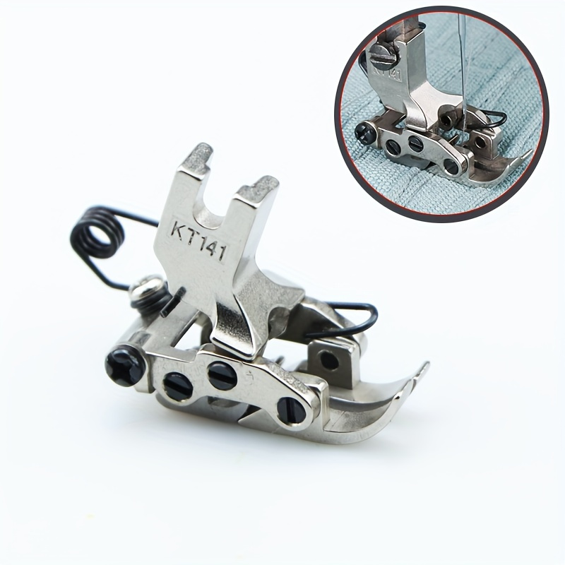 

1pc Kt141 Industrial Sewing Machine Presser Foot, Special Thick Material Cross Seam Foot, Tank Movement For Flatbed Machines