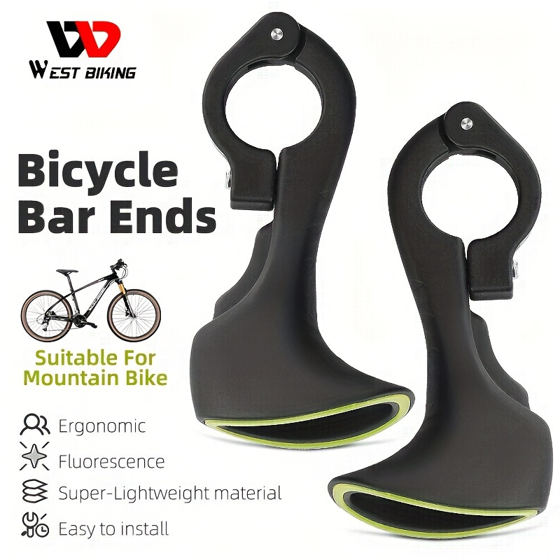 

Bicycle Handlebar Ends, Lightweight Material Handle Easy To Install