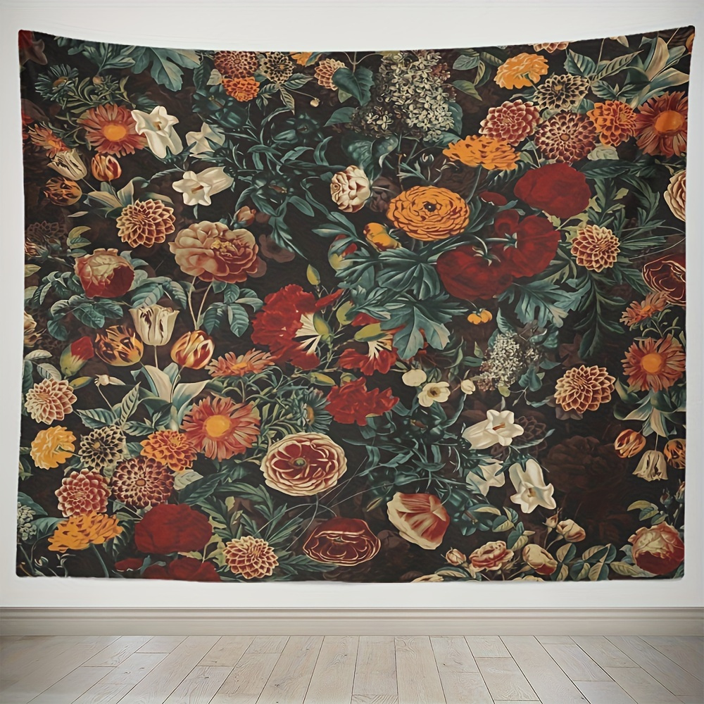 Wall Tapestry Floral - Temu Canada