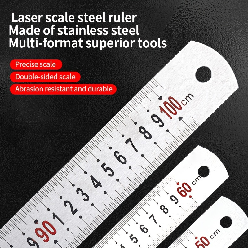 Square L shaped Ruler Stainless Steel Double Sided High - Temu