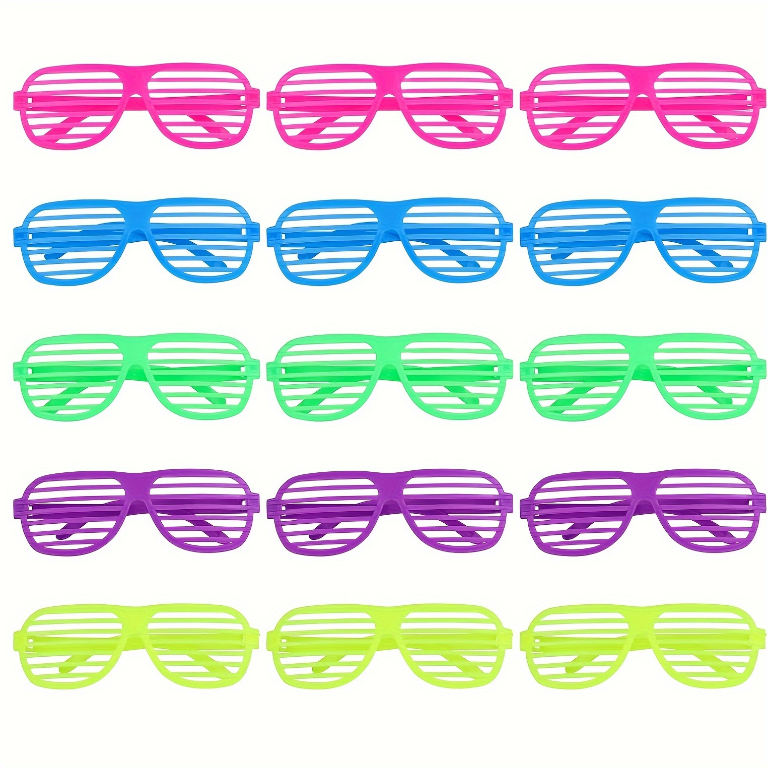 Bulk Buy  Pixel Frame Party Sunglasses - Adult