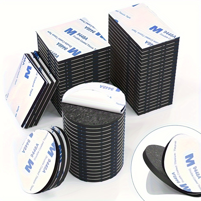 

60-piece Ultimate 3mm Double-sided Foam Tape - Super Sticky, Weatherproof Adhesive For Walls, Doors, Wood & Glass - Durable Solution