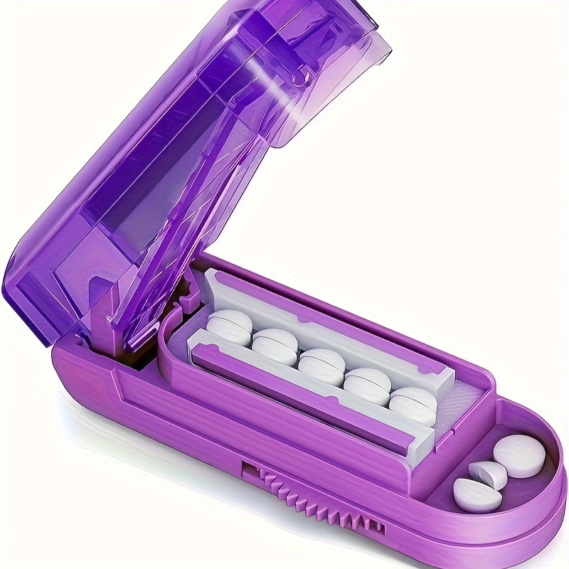 

Portable Pill Cutter & Splitter - Travel-friendly Medicine Dispenser, Ideal For Daily Use