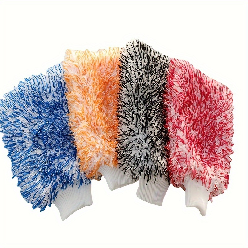 

Ultra-absorbent Coral Velvet Gloves - , Double-sided Microfiber, Reusable For Rv & Accessories