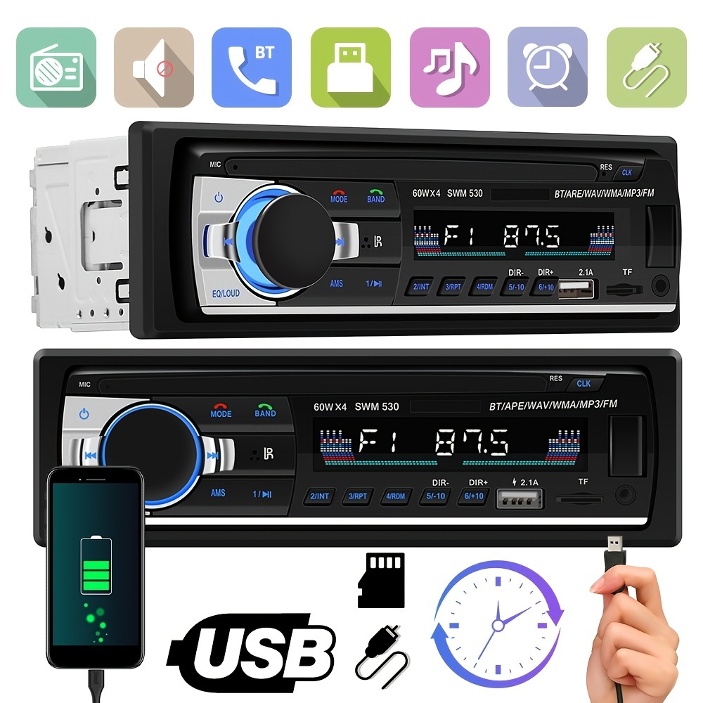 

Upgrade Your Car Audio System With This 1din Autoradio Stereo Mp3 Player!