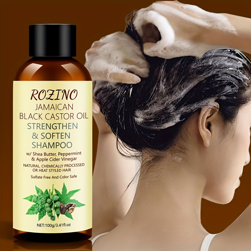 

Jamaica Black Castor Oil Shampoo, Strengthening And Softening Shampoo, Deeply Cleanses And Softens Hair, Making Hair Look Soft, Silky, Long-lasting Moisturizing