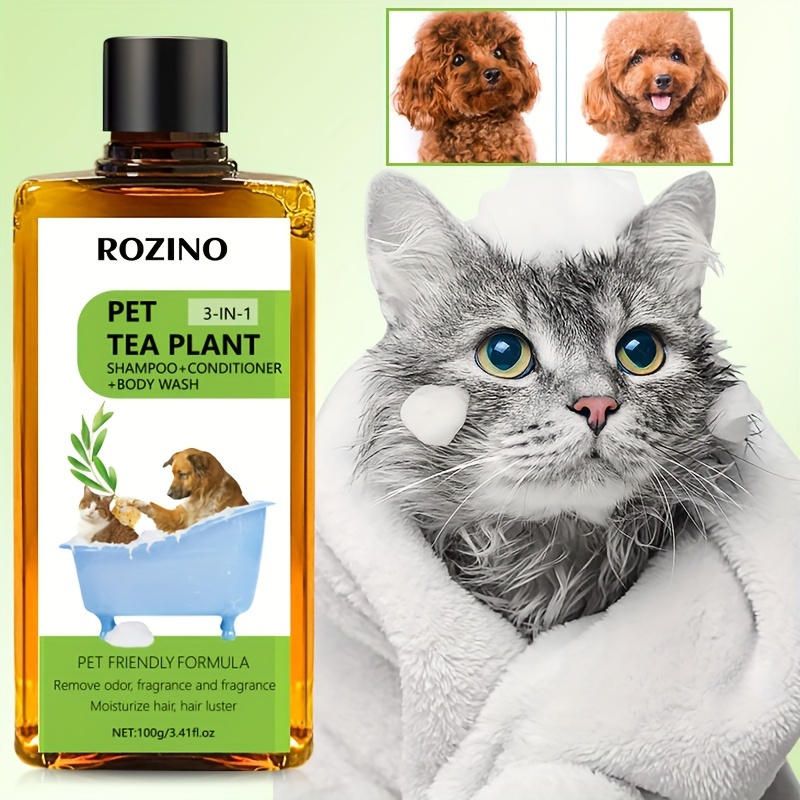 

Shampoo pour animaux, nettoyant pour le corps parfumé pour animaux, formule douce, nettoyage en profondeur, soin du pelage, poils doux et brillants, déodorisation et parfum