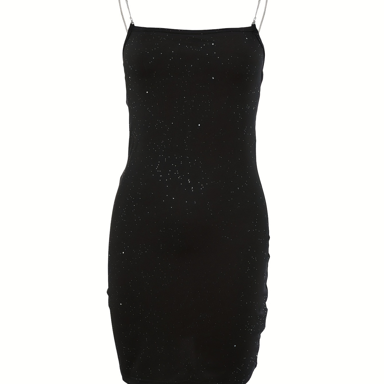 Dropship Sequin Bodycon Sexy Cami Dress, Elegant Backless Dress For Spring  & Summer, Women's Clothing to Sell Online at a Lower Price