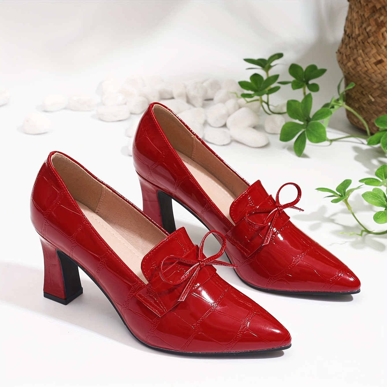 

Women's Pointed-toe Pumps Bowknot - For Weddings & Formal ,