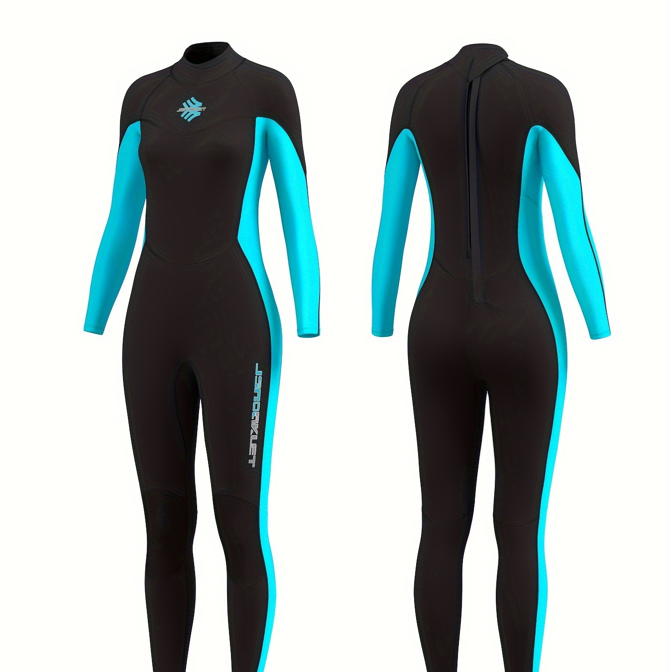 

Women's Color Block Wetsuit - Rush Guard For Snorkeling, Swimming, Surfing & More!