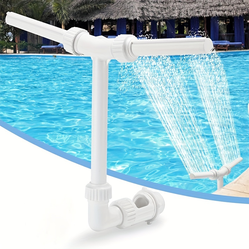 

Dual Pool Fountain - Battery-free Operation, Easy Setup