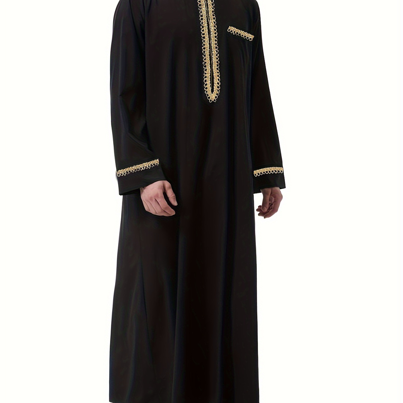 

Ramadan Men's Saudi Arabic Thobe, Dishdasha Long Sleeve, Kandora Ramadan Clothing, Ramadan, Eid Al