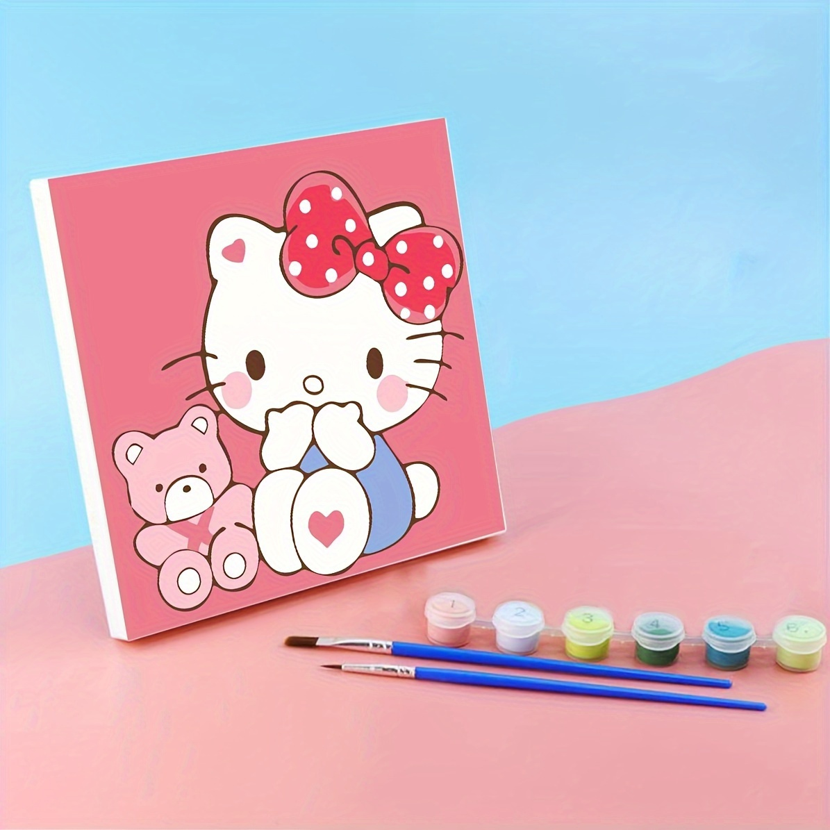 12pcs Sanrio Hello Kitty 5D Diamond Painting Stickers Kits, Cartoon Anime  Theme Diamond Stickers Paint By Numbers Kit DIY Cartoon Theme Stickers