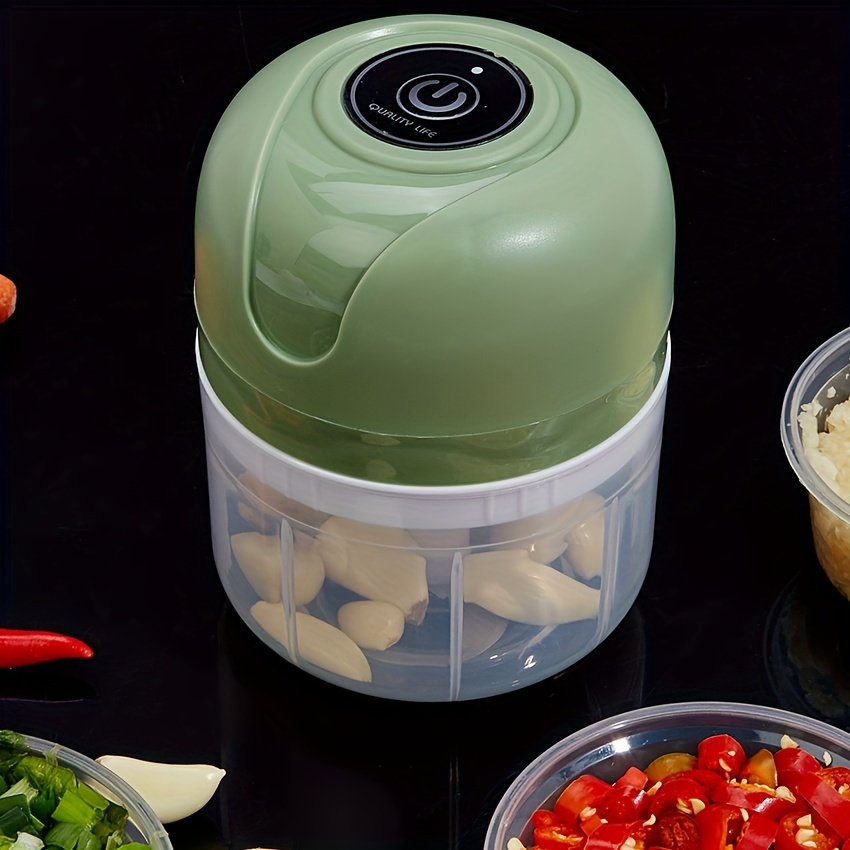 USB Rechargeable Electric Garlic Grinder, 2023 New Portable Veggie