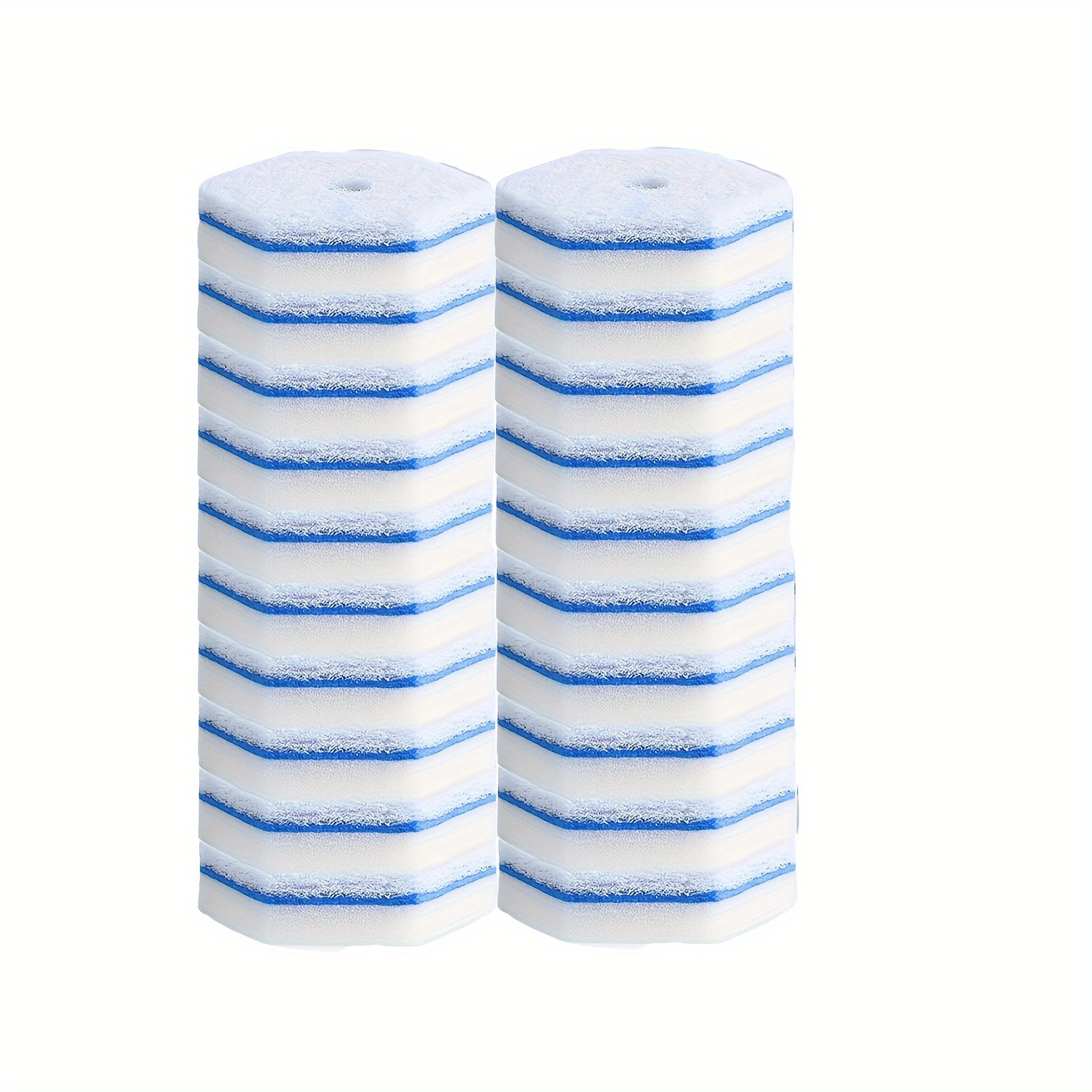 

20/40pcs Disposable Toilet Bowl Cleaning Sponges - No Dead Corner, Fresh & Hygienic Bathroom Scrubbers