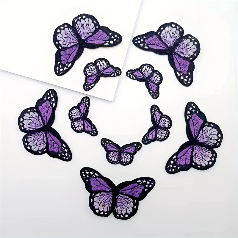 Comprar Insignias, calcomanías de mariposas, ropa, costura, plancha, parche para  ropa, parche adhesivo de transferencia de calor, apliques