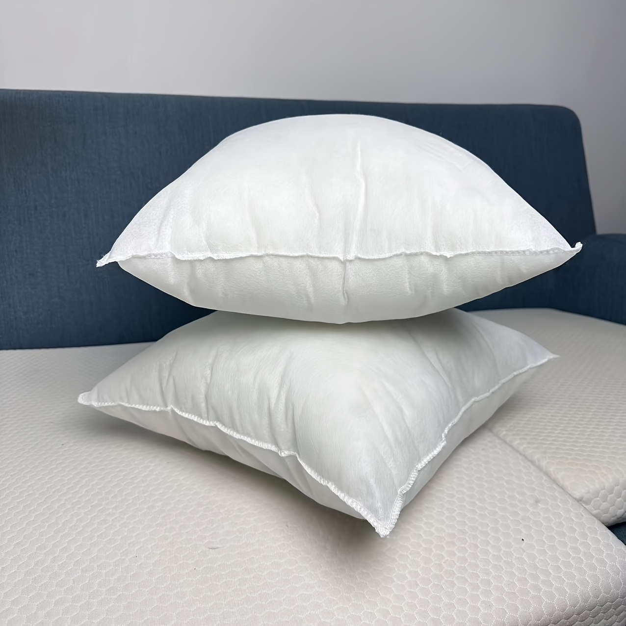 

2pcs Non-woven Fabric Pillow Inserts, High Elasticity, Contemporary Style, Home & Dorm Essential, Cushion Filling For Sofas And Beds