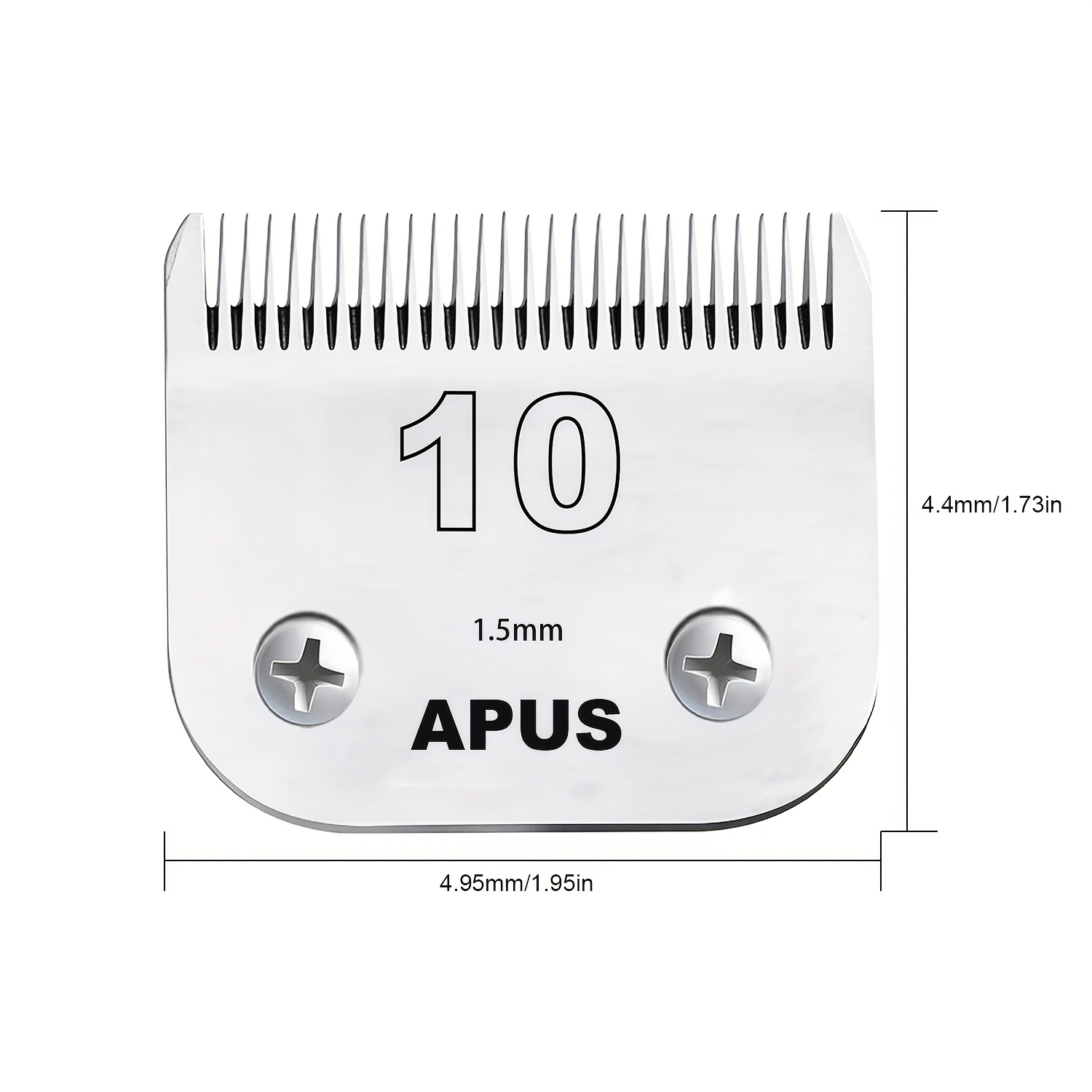

Professional High Quality Carbon Steel Size #10 1.5mm Dog Grooming Clipper A5 Blade Compatible With Most Andis/oster//laube A5 Clipper