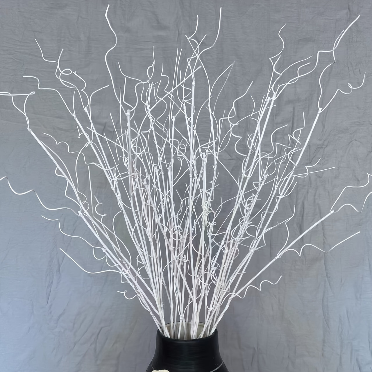 

10pc, White Simulated Branches With Iron Wire Core, Can Be Shaped In Any Shape Home Decor Room Decor