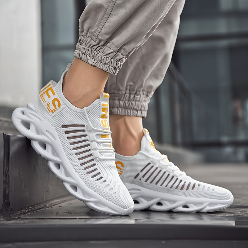 

Women's Breathable Knit Sneakers, Fashion Lace Up Outdoor Shoes, Comfortable Low Top Sport Shoes